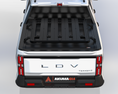 Load image into Gallery viewer, Rear view of the Akuma 4x4 Tub Rack Platform mounted to a LDV Terron 9