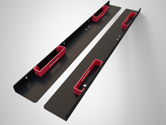Isuzu Dmax Roller Shutter Support Brackets - Stainless Steel