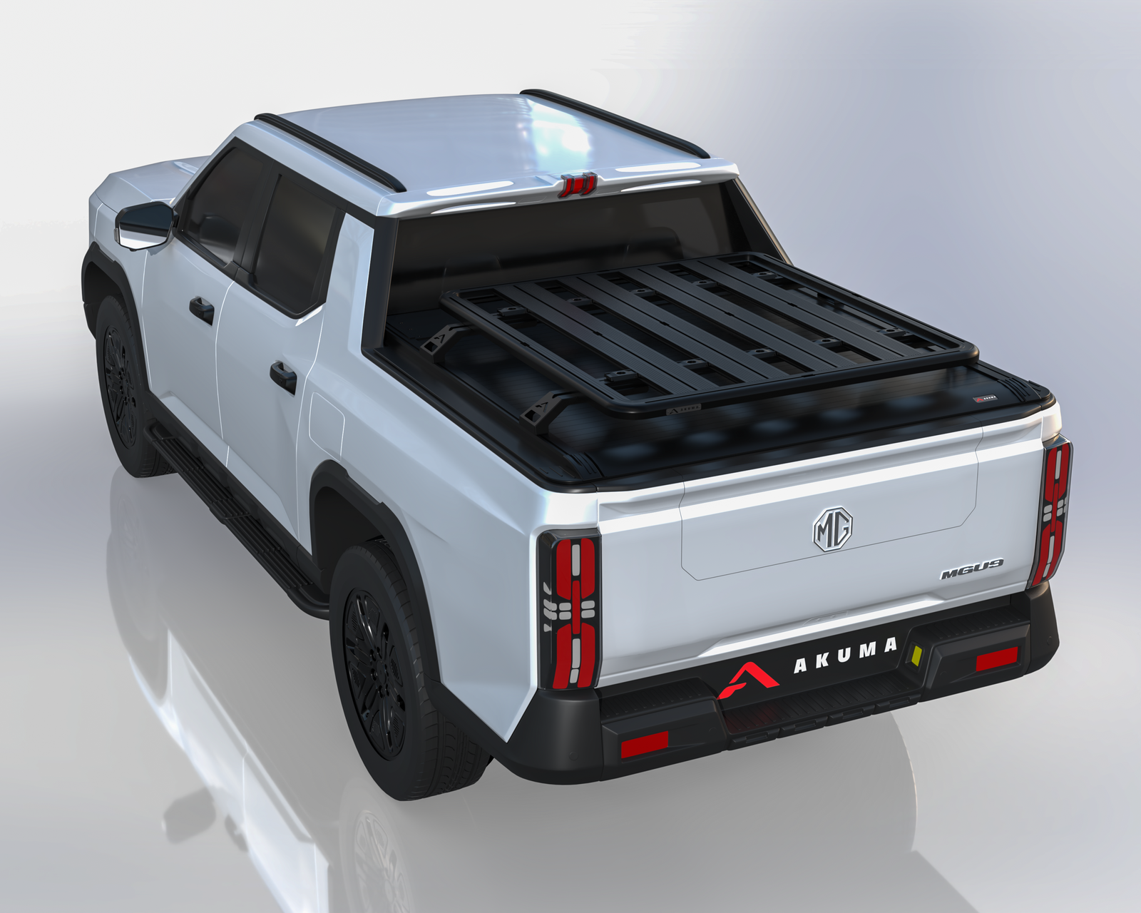 Akuma 4x4 Tub Rack Platform mounted to a MGU9