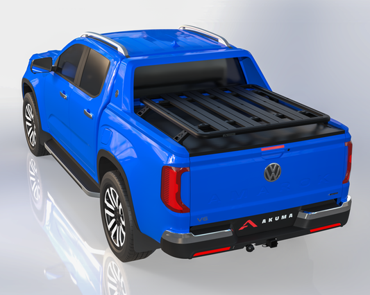 Amarok Aventura fitted with an Akuma Tub Rack Platform