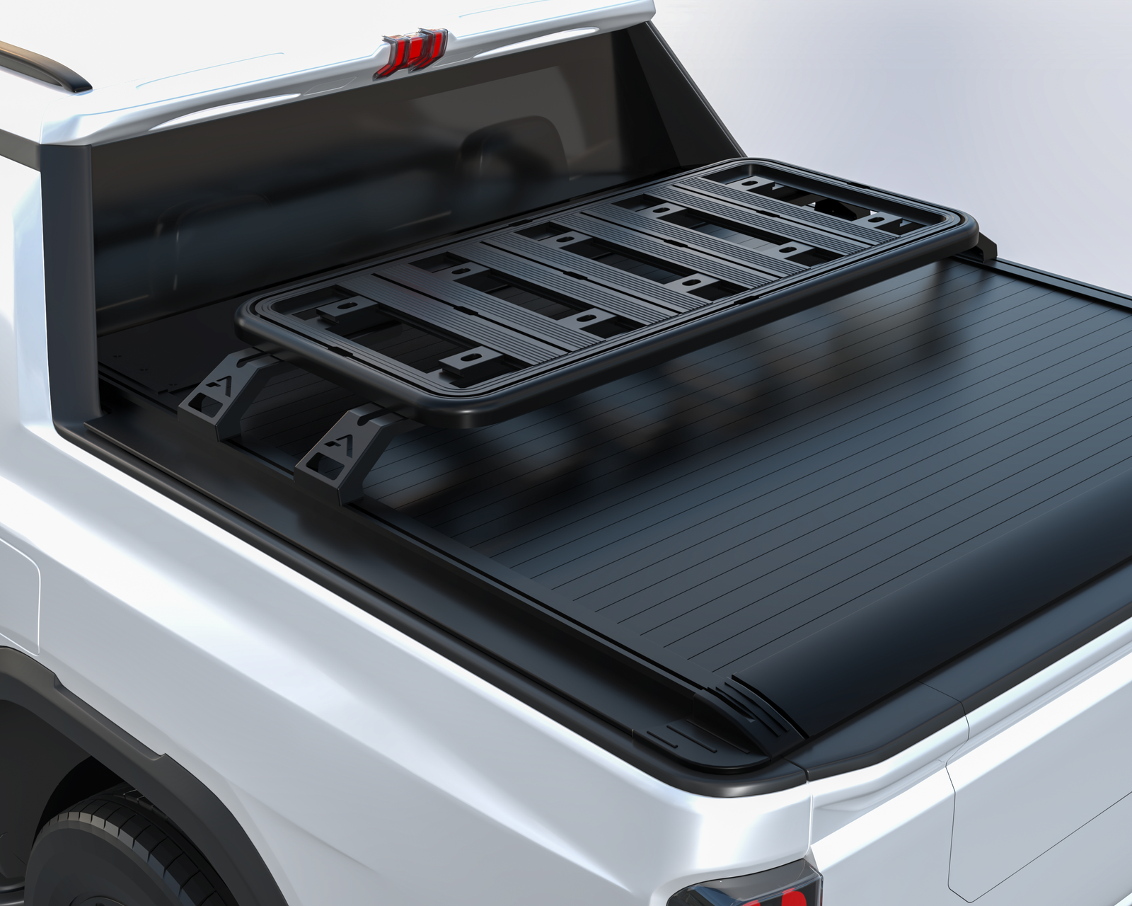 Compact tub rack platform mounted on a roller cover on a MGU9
