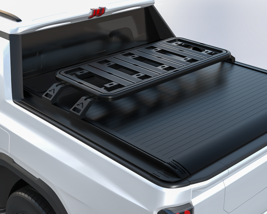 Compact tub rack platform mounted on a roller cover on a MGU9