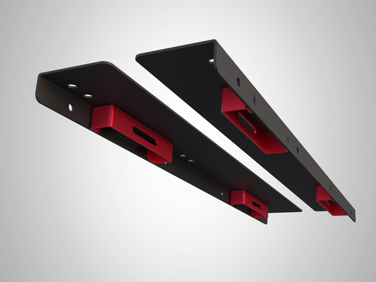 Isuzu Dmax Roller Shutter Support Brackets - Stainless Steel