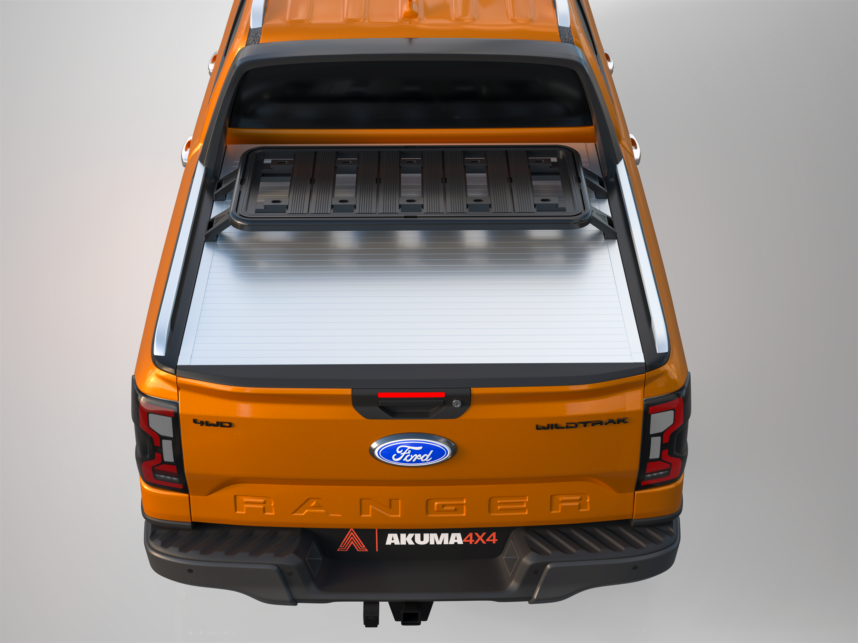 Ford Ranger Frame Platform Ford Ranger Wildtrak - Compact Tub Rack Platform – Akuma 4x4