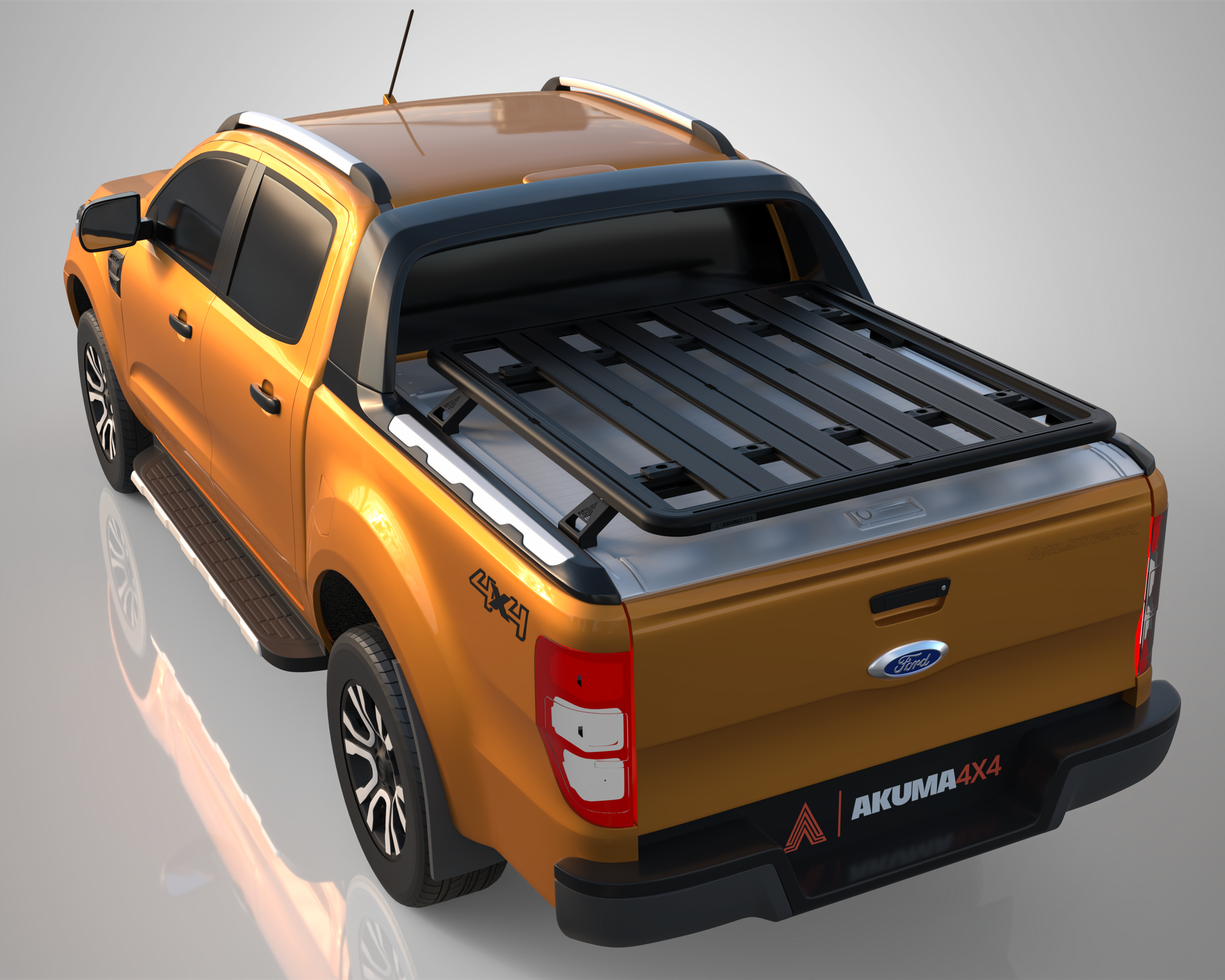 Ford Wildtrak PX with a low profile Akuma Tub Rack
