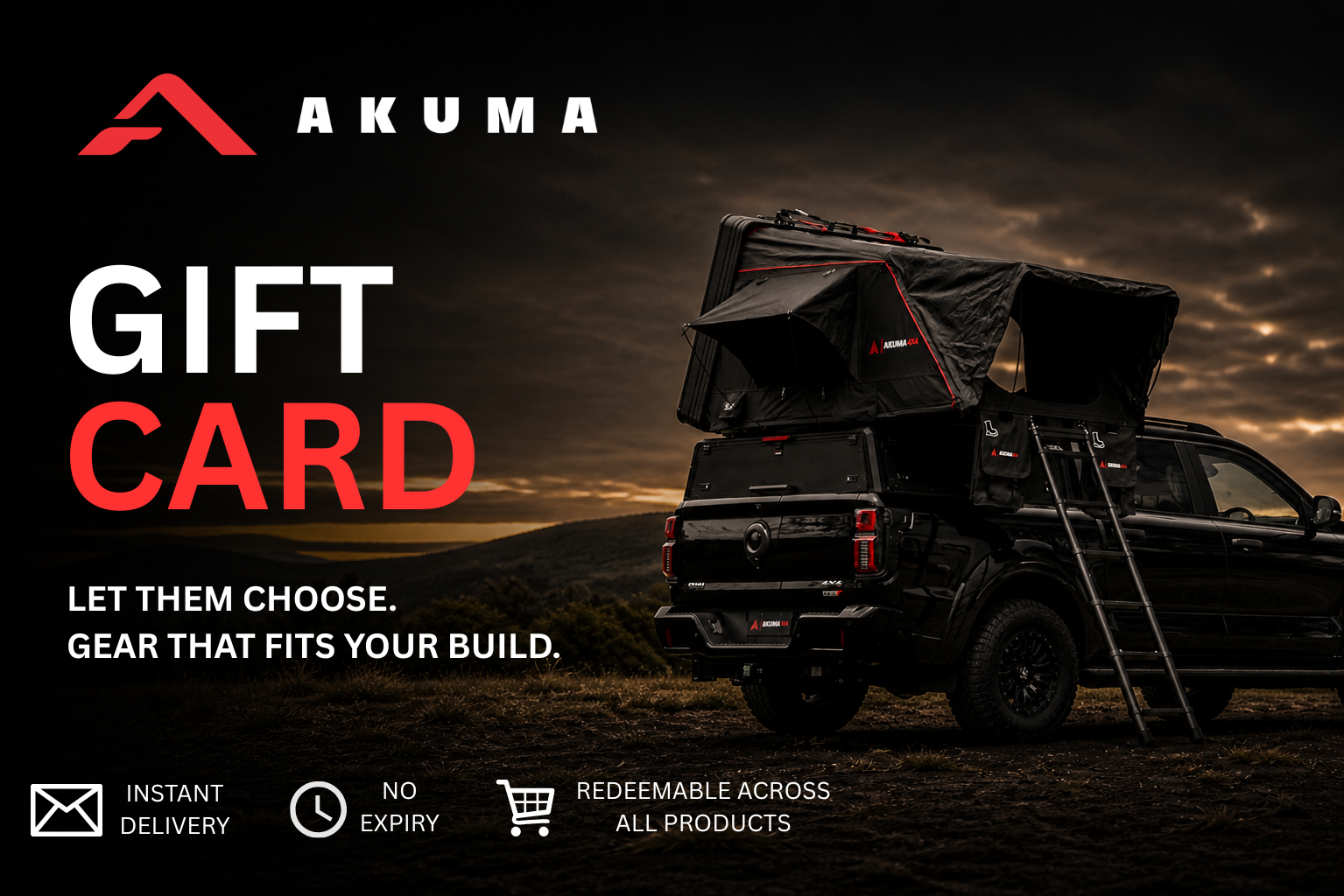 Akuma 4x4 Digital Gift Card