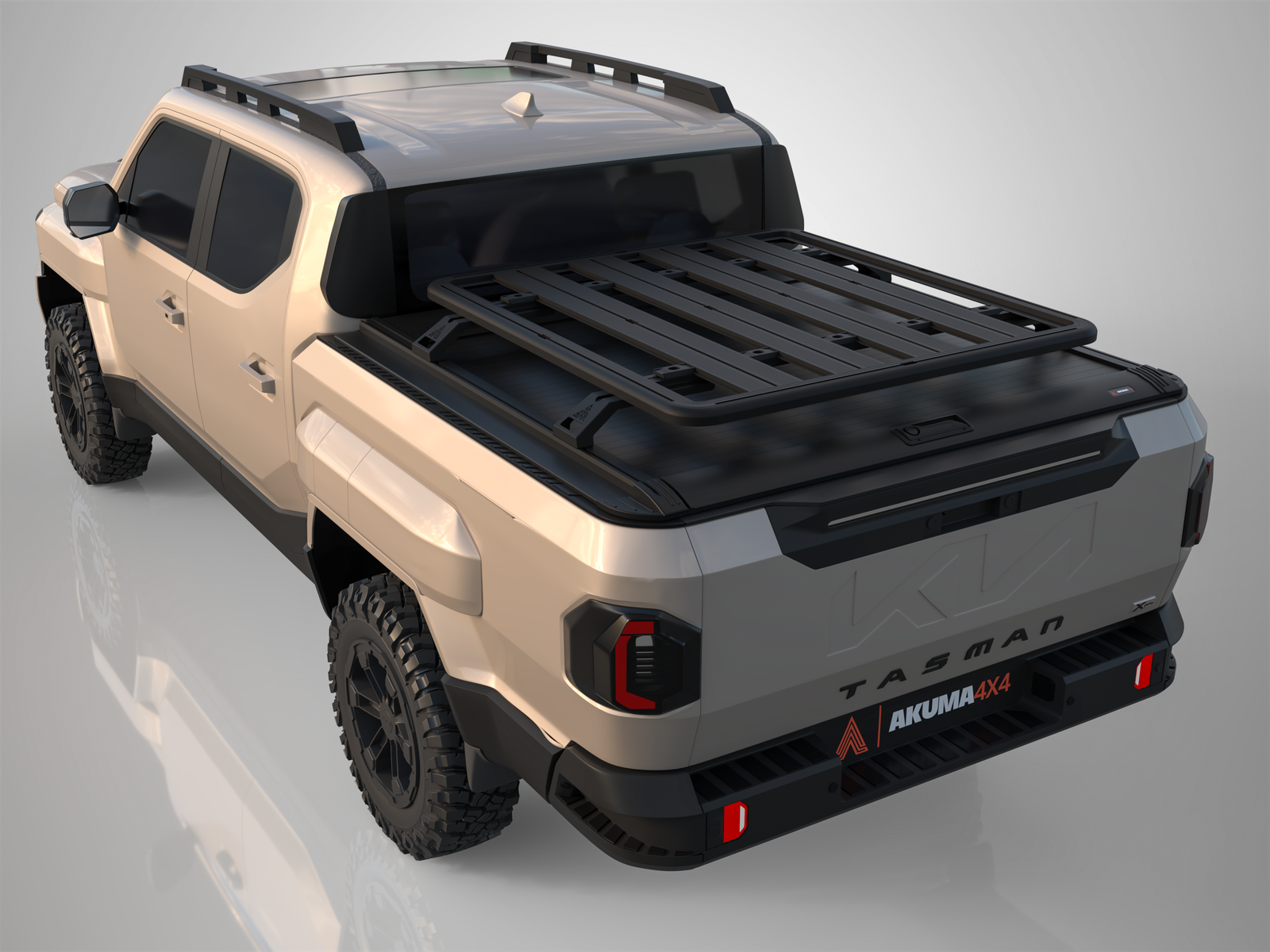 Kia Tasman with Akuma Low Profile Tub Rack fitted
