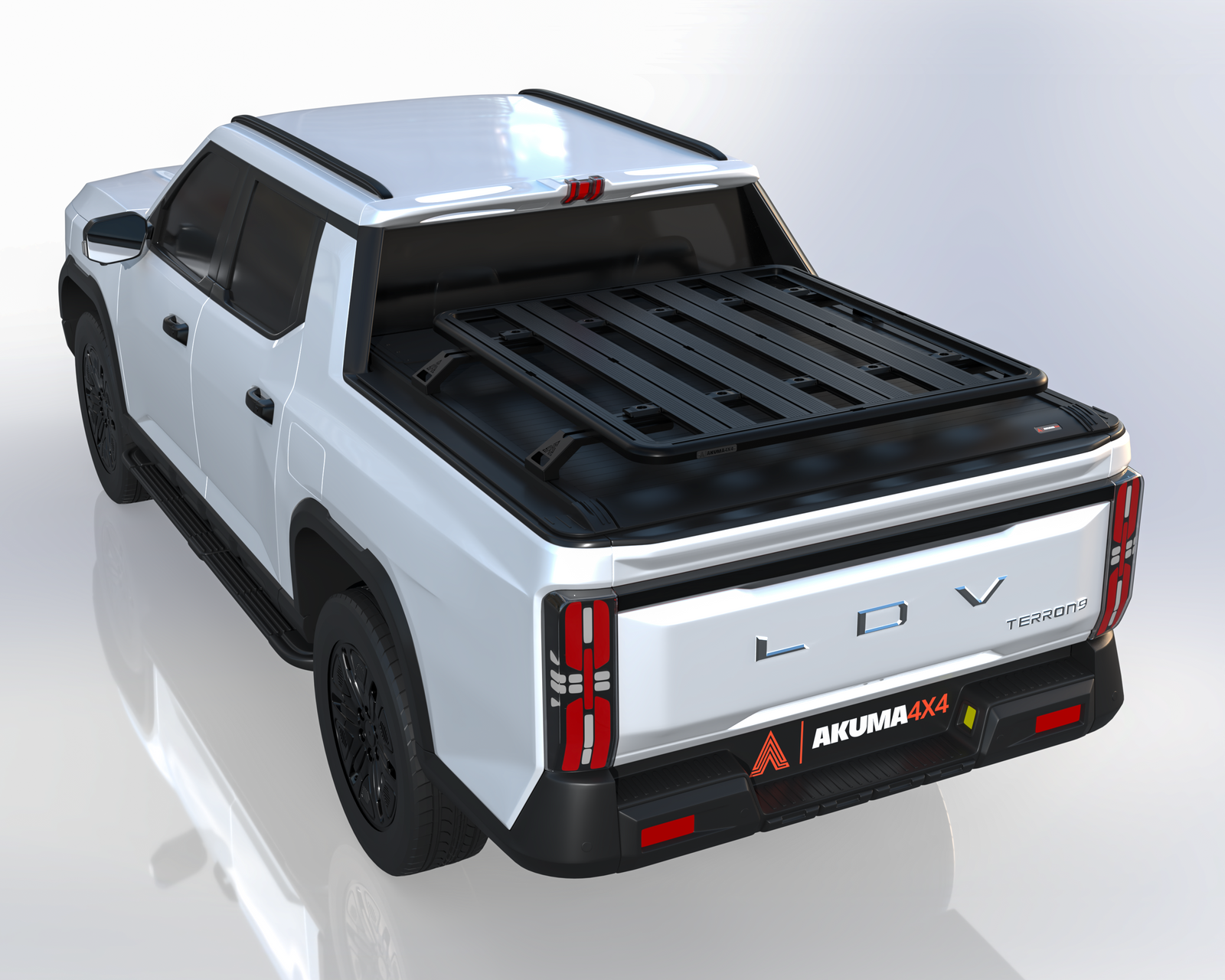 LDV Terron 9 fitted with a low profile Akuma 4x4 Tub Rack Platform