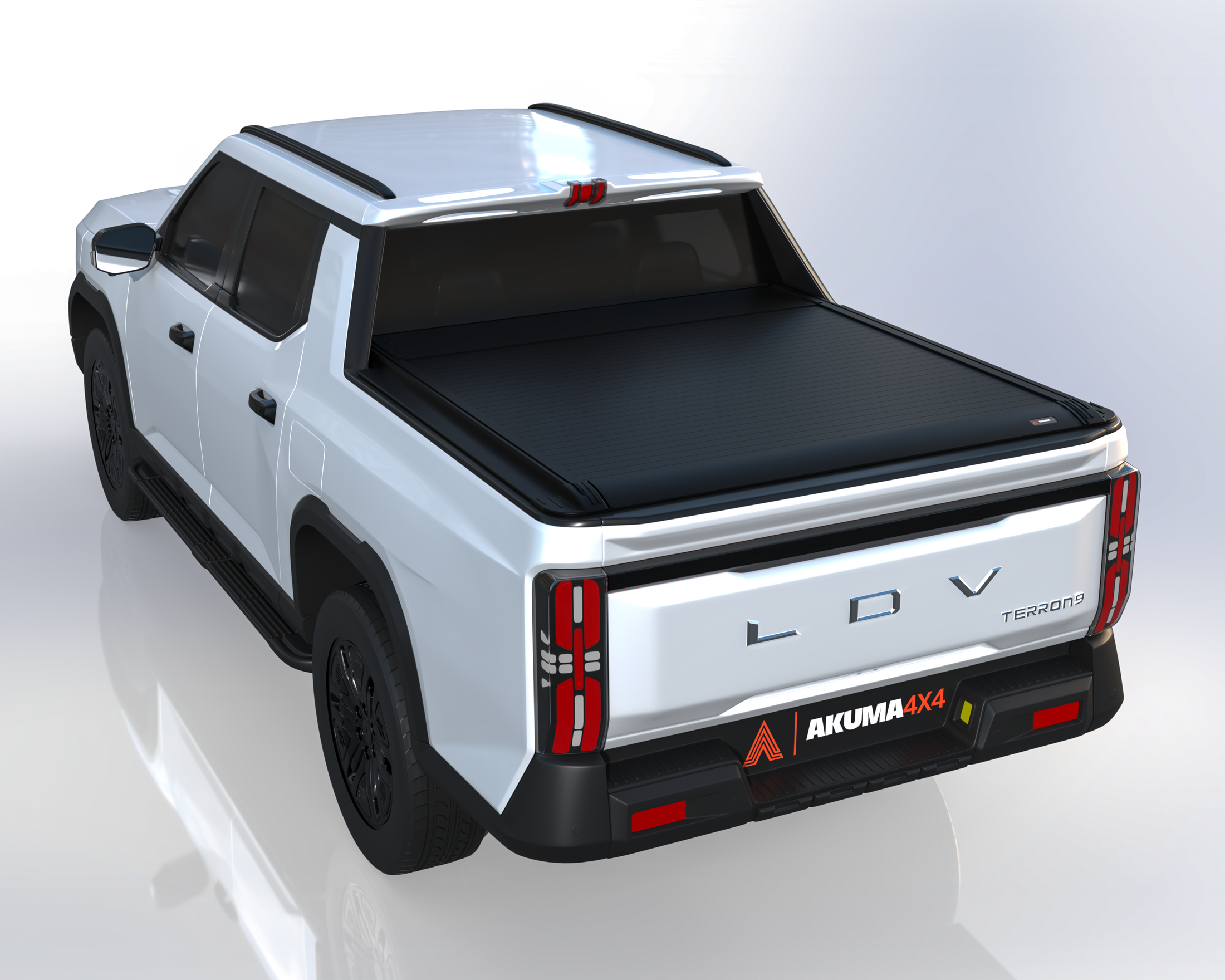 LDV Terron 9 fitted with an Electric Akuma roller shutter cover