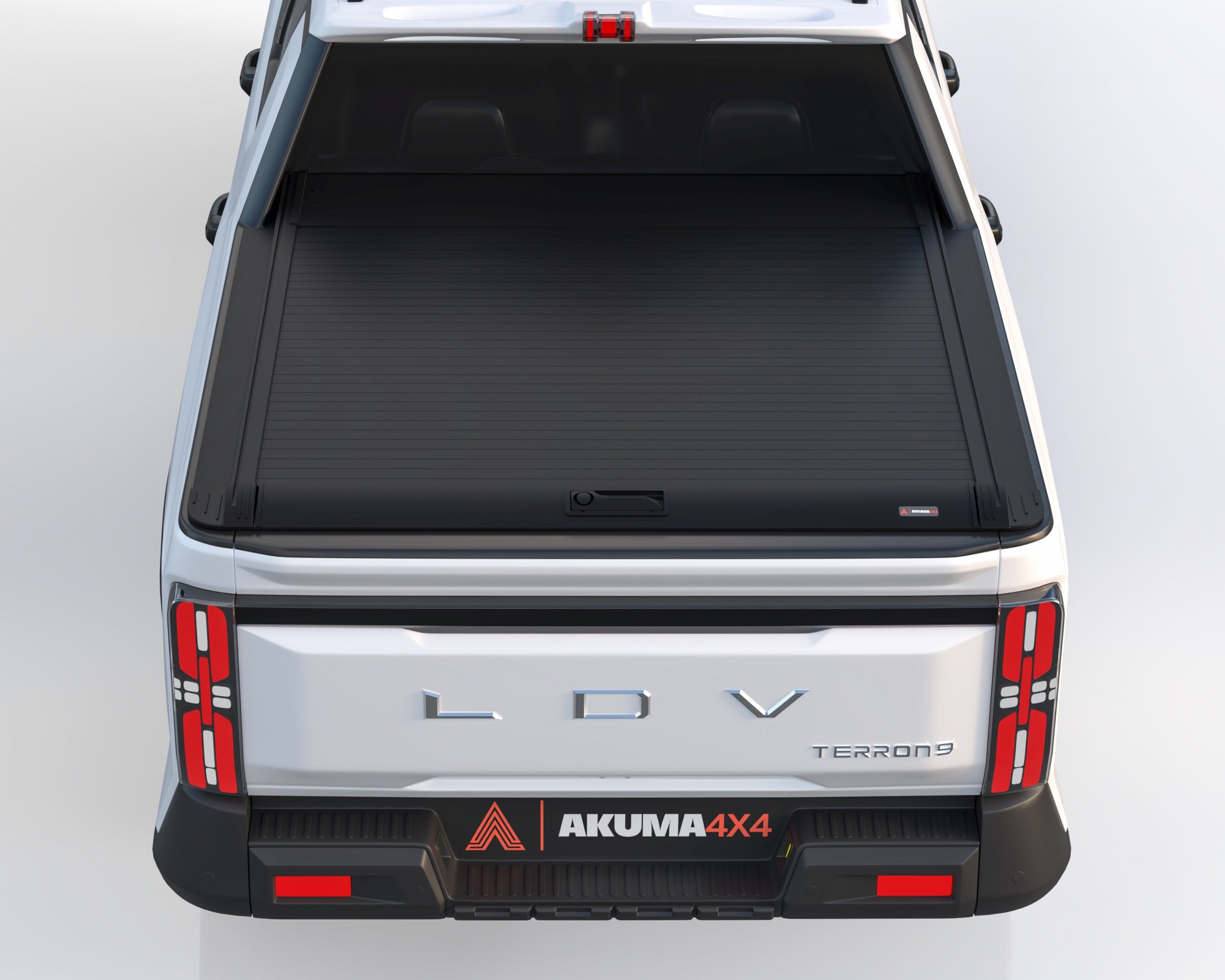 Rear view of Akuma 4x4 roller shutter on a Terron 9