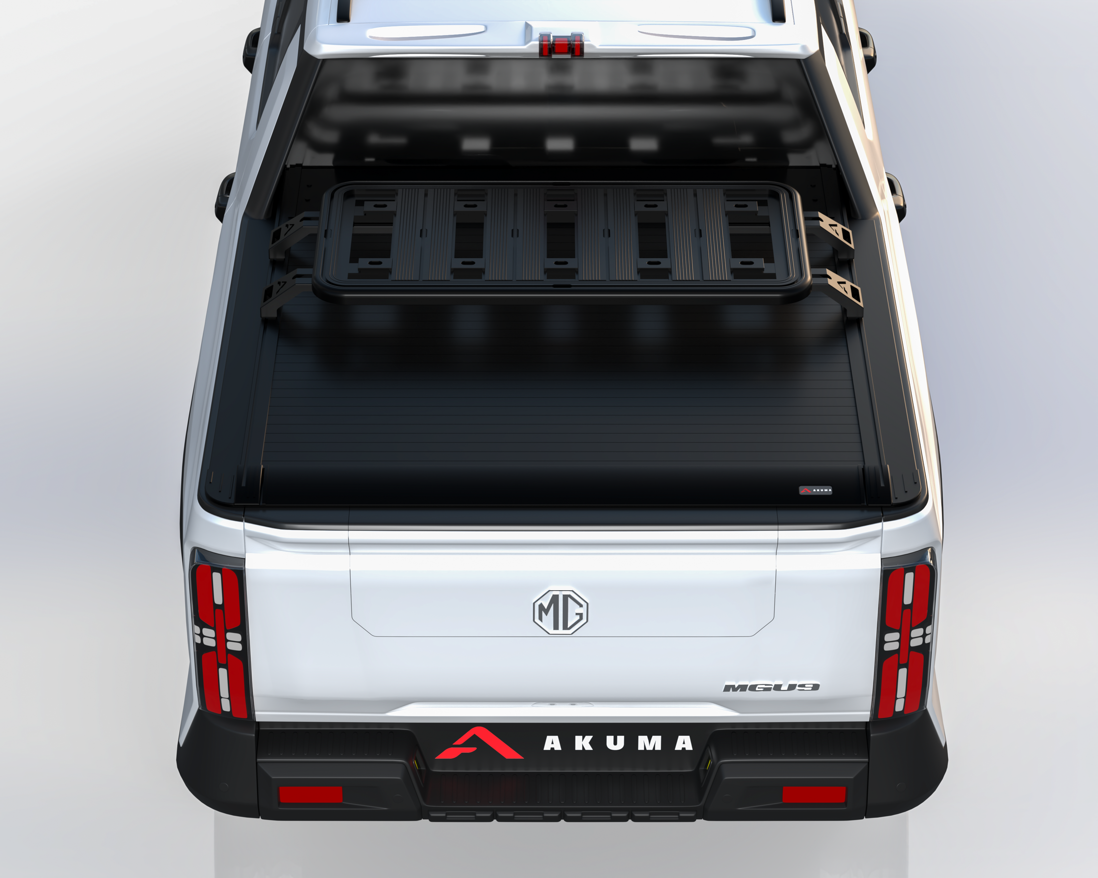 Rear view of MGU9 with front mounted low profile compact tub rack